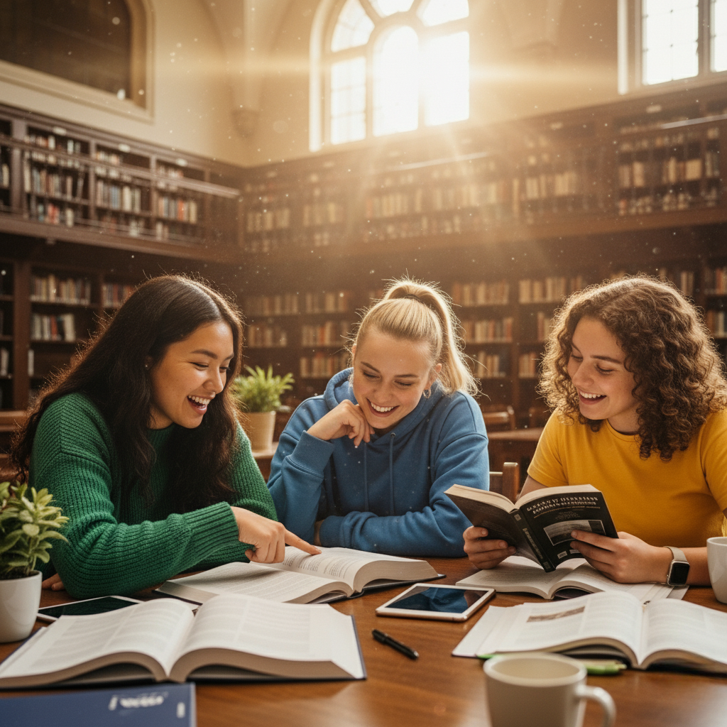 Students Studying